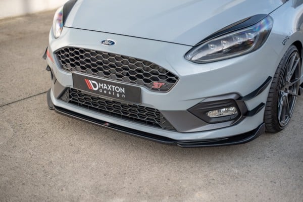 MAXTON DESIGN - Spoiler pod Predný náraznik   V.4 Ford Fiesta Mk8 ST / ST-Line , Čierny lesk – Obrázok 4