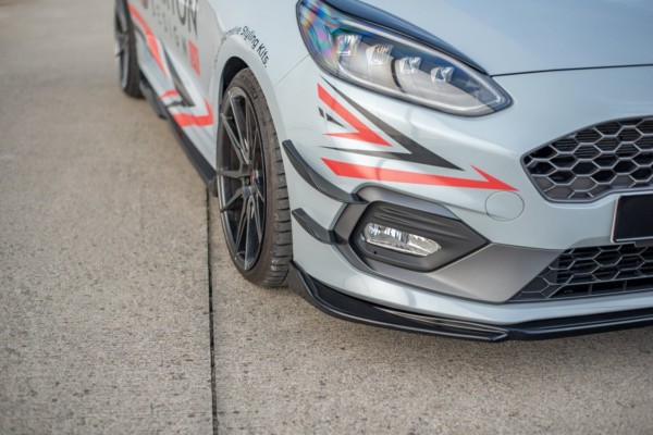 MAXTON DESIGN - Spoiler pod Predný náraznik   V.4 Ford Fiesta Mk8 ST / ST-Line , Čierny lesk – Obrázok 2