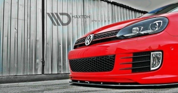 MAXTON DESIGN - Spoiler pod Predný náraznik   VER.2 VW GOLF VI (FOR GOLF GTI 35TH) , Čierny lesk 
947
