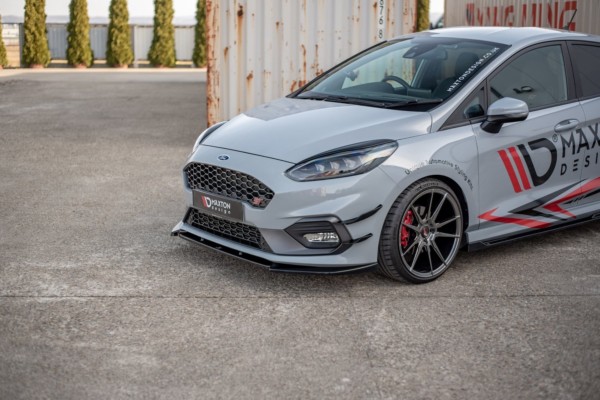 MAXTON DESIGN - Spoiler pod Predný náraznik   V.7 Ford Fiesta Mk8 ST / ST-Line , Čierny lesk – Obrázok 5