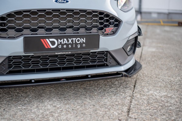 MAXTON DESIGN - Spoiler pod Predný náraznik   V.7 Ford Fiesta Mk8 ST / ST-Line , Čierny lesk – Obrázok 3