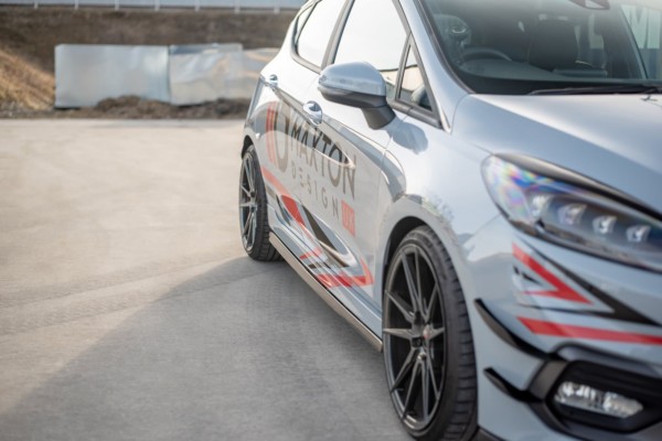 MAXTON DESIGN - Lišty pod prahy V.2 Ford Fiesta Mk8 ST / ST-Line , Čierny lesk – Obrázok 2