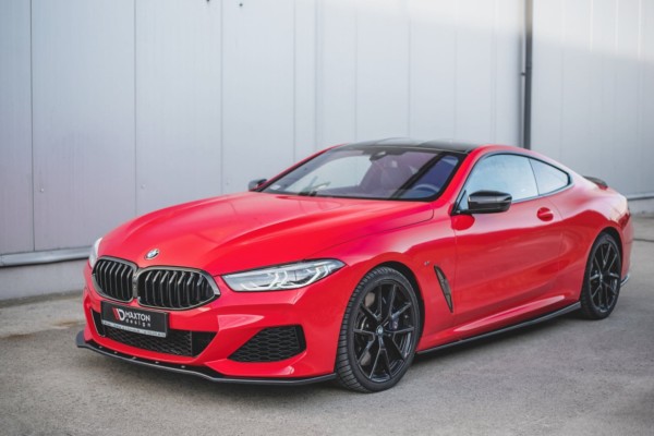 MAXTON DESIGN - Spoiler pod Predný náraznik   V.1 Bmw M850i G15 , Čierny lesk – Obrázok 5