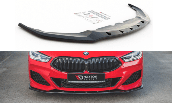 MAXTON DESIGN - Spoiler pod Predný náraznik   V.1 Bmw M850i G15 , Čierny lesk