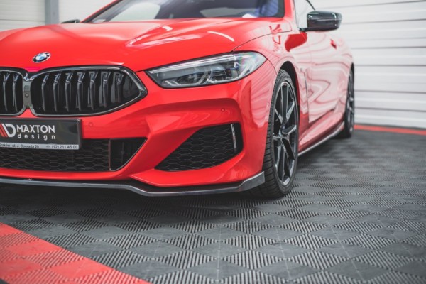 MAXTON DESIGN - Spoiler pod Predný náraznik V.2 Bmw M850i G15 , Čierny lesk – Obrázok 4