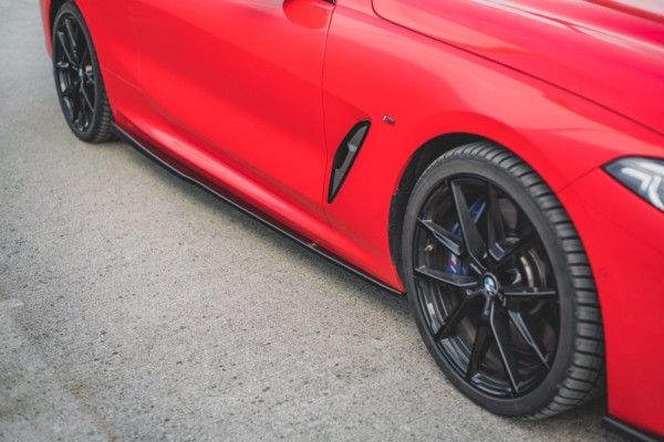 MAXTON DESIGN - Lišty pod prahy Bmw M850i G15 , Čierny lesk – Obrázok 3