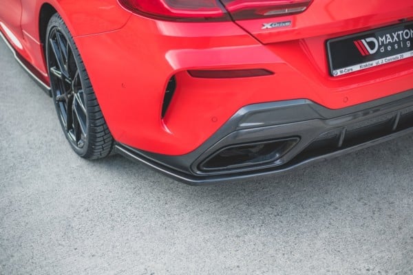 MAXTON DESIGN - Stredový spoiler pod zadný náraznik Bmw M850i G15 , Čierny lesk – Obrázok 5