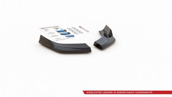 MAXTON DESIGN - Bočné difúzory zadného náraznika V.3 Hyundai I30 N Mk3 Hatchback , Čierny lesk – Obrázok 6