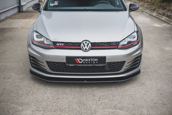 MAXTON DESIGN - Racing Durability Spoiler pod Predný náraznik   VW Golf 7 GTI , Black – Obrázok 4