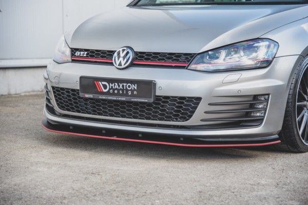 MAXTON DESIGN - Racing Durability Spoiler pod Predný náraznik   VW Golf 7 GTI , Black – Obrázok 10