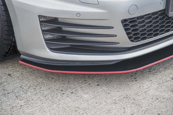 MAXTON DESIGN - Racing Durability Spoiler pod Predný náraznik   VW Golf 7 GTI , Black – Obrázok 14