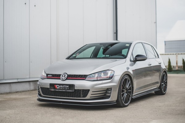 MAXTON DESIGN - Racing Durability Spoiler pod Predný náraznik   VW Golf 7 GTI , Black – Obrázok 2