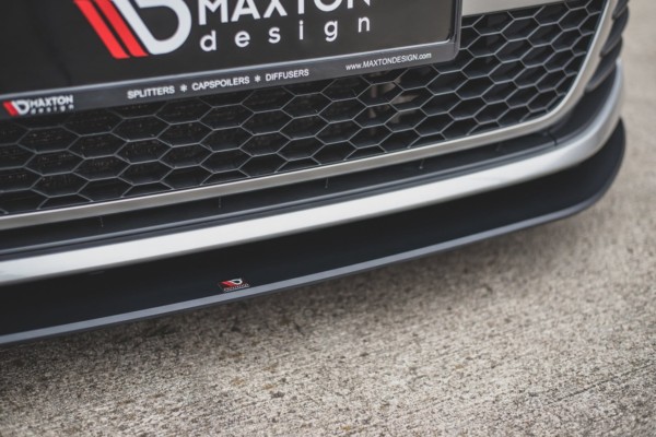 MAXTON DESIGN - Racing Durability Spoiler pod Predný náraznik   VW Golf 7 GTI , Black – Obrázok 8