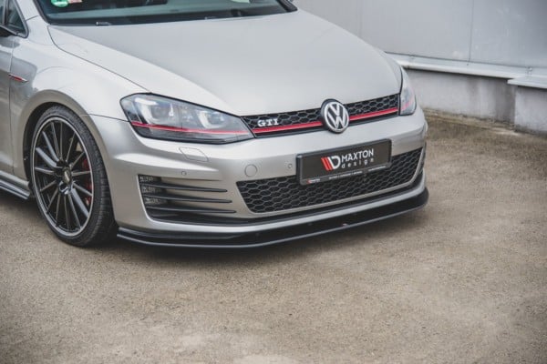 MAXTON DESIGN - Racing Durability Spoiler pod Predný náraznik   VW Golf 7 GTI , Black – Obrázok 5
