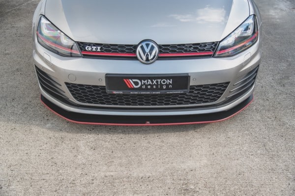 MAXTON DESIGN - Racing Durability Spoiler pod Predný náraznik   VW Golf 7 GTI , Black – Obrázok 12