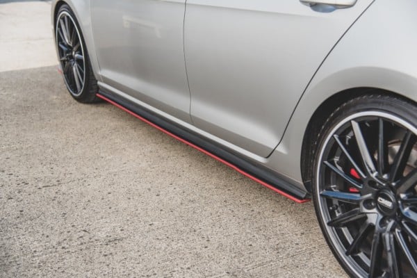 MAXTON DESIGN - Racing Durability Lišty pod prahy VW Golf 7 GTI , Black – Obrázok 12