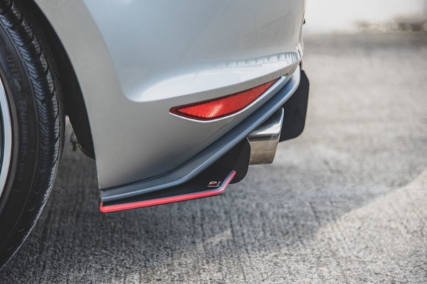 MAXTON DESIGN - Racing Durability Bočné difúzory zadného náraznika V.1 VW Golf 7 GTI , Black – Obrázok 10