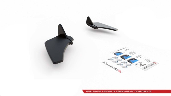 MAXTON DESIGN - Racing Durability Bočné difúzory zadného náraznika V.1 VW Golf 7 GTI , Black – Obrázok 14