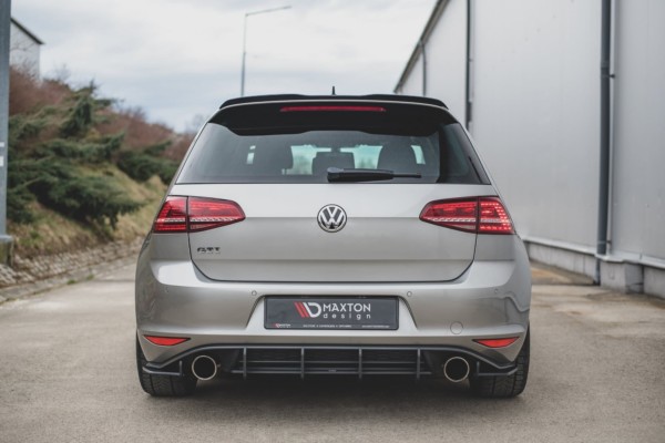 MAXTON DESIGN - Racing Durability Bočné difúzory zadného náraznika V.1 VW Golf 7 GTI , Black – Obrázok 2