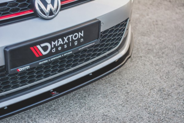 MAXTON DESIGN - Spoiler pod Predný náraznik   V.1 VW Golf 7 GTI , Čierny lesk – Obrázok 6