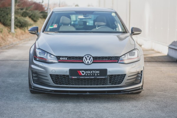 MAXTON DESIGN - Spoiler pod Predný náraznik   V.1 VW Golf 7 GTI , Čierny lesk – Obrázok 5