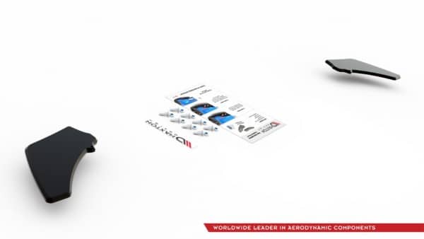 MAXTON DESIGN - Racing Durability Bočné difúzory zadného náraznika V.2 VW Golf 7 GTI , Black – Obrázok 13
