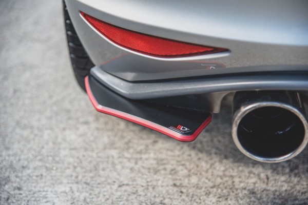 MAXTON DESIGN - Racing Durability Bočné difúzory zadného náraznika V.2 VW Golf 7 GTI , Black – Obrázok 10