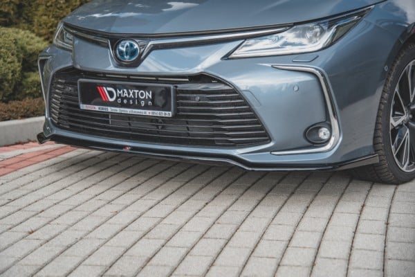 MAXTON DESIGN - Spoiler pod Predný náraznik   Toyota Corolla XII Sedan , Čierny lesk – Obrázok 3
