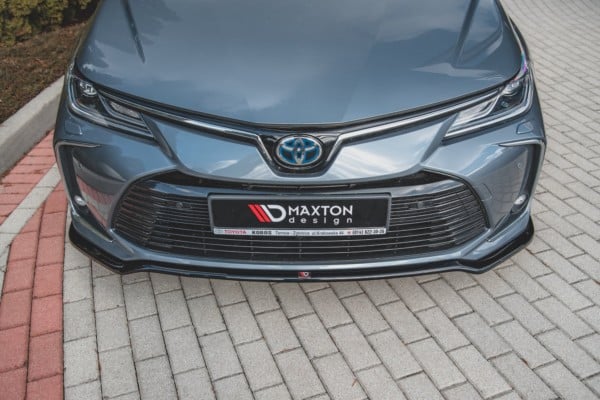MAXTON DESIGN - Spoiler pod Predný náraznik   Toyota Corolla XII Sedan , Čierny lesk – Obrázok 5