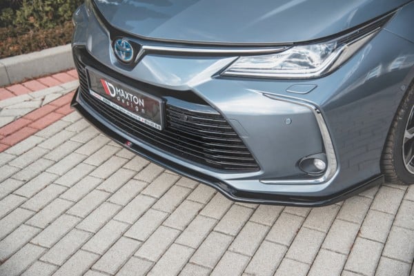 MAXTON DESIGN - Spoiler pod Predný náraznik   Toyota Corolla XII Sedan , Čierny lesk – Obrázok 4