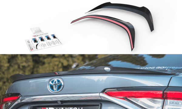 MAXTON DESIGN - Predlženie spoilera  Toyota Corolla XII Sedan , 
Čierny lesk