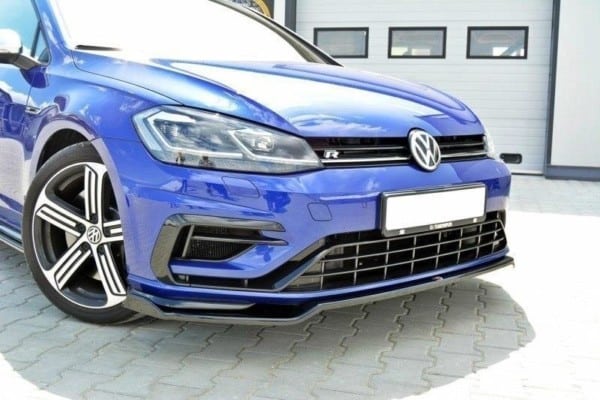 MAXTON DESIGN - Spoiler pod Predný náraznik   V.2 VW Golf 7 R / R-Line Facelift , Čierny lesk 
964 – Obrázok 4