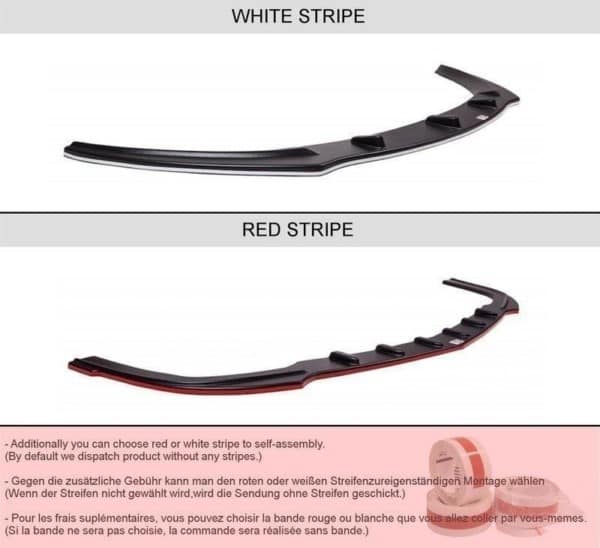 MAXTON DESIGN - Spoiler pod Predný náraznik   V.2 VW Golf 7 R / R-Line Facelift , Čierny lesk 
964 – Obrázok 9
