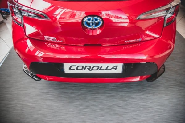MAXTON DESIGN - Bočné difúzory zadného náraznika Toyota Corolla XII Hatchback , Čierny lesk – Obrázok 5