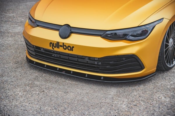 MAXTON DESIGN - Spoiler pod Predný náraznik   V.1 VW Golf 8 , Čierny lesk – Obrázok 3