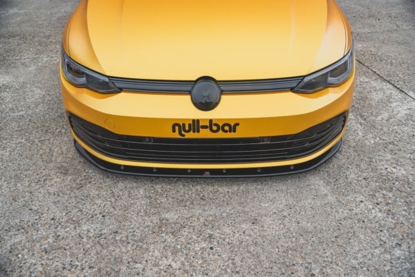 MAXTON DESIGN - Spoiler pod Predný náraznik   V.1 VW Golf 8 , Čierny lesk – Obrázok 4