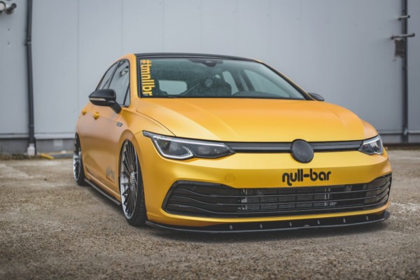 MAXTON DESIGN - Spoiler pod Predný náraznik   V.1 VW Golf 8 , Čierny lesk – Obrázok 5