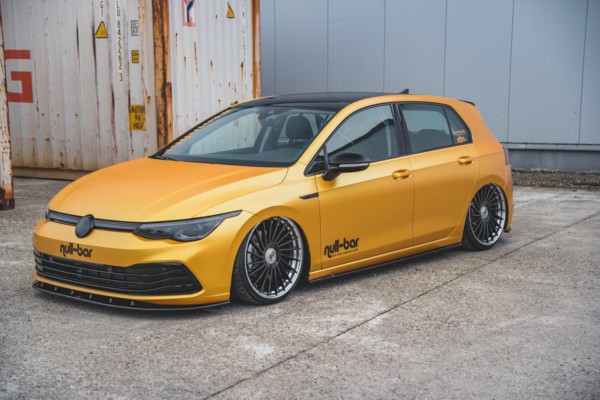 MAXTON DESIGN - Lišty pod prahy V.1 VW Golf 8 , Čierny lesk – Obrázok 2