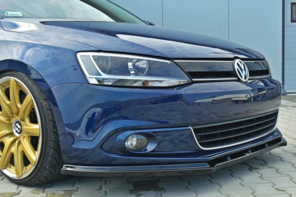 MAXTON DESIGN - Spoiler pod Predný náraznik   V.1 VW Jetta 6 , 
Čierny lesk – Obrázok 3