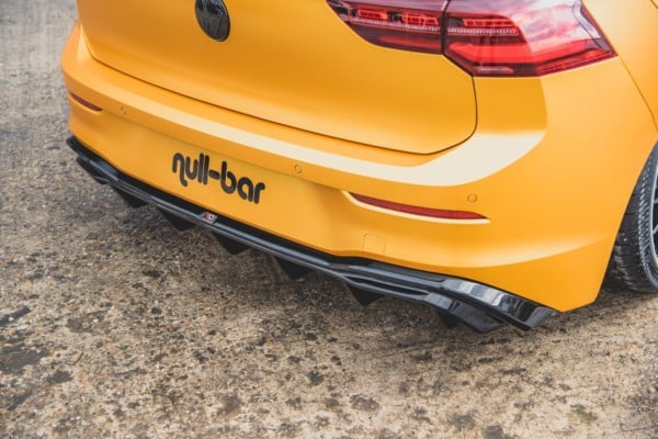 MAXTON DESIGN - Difúzor zadného náraznika  VW Golf 8 , 
Čierny lesk – Obrázok 3