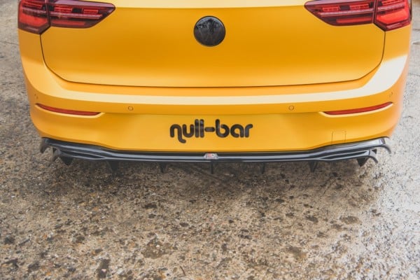 MAXTON DESIGN - Difúzor zadného náraznika  VW Golf 8 , 
Čierny lesk – Obrázok 5