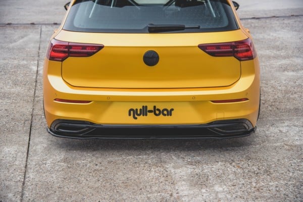 MAXTON DESIGN - Stredový spoiler pod zadný náraznik VW Golf 8 , Čierny lesk – Obrázok 3