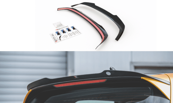 MAXTON DESIGN - Predlženie spoilera  V.2 VW Golf 8 , 
Čierny lesk