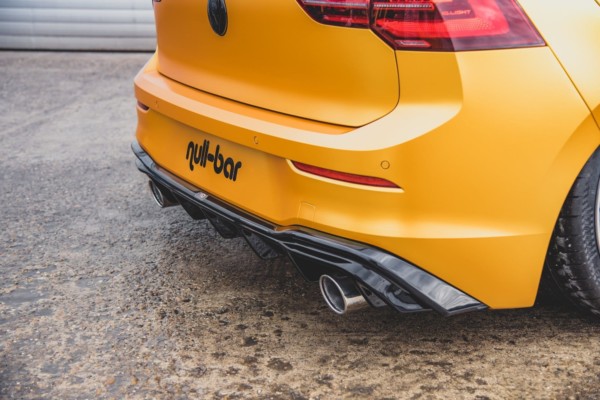 MAXTON DESIGN - Difúzor zadného náraznika  VW Golf 8 (GTI Look) , 
Čierny lesk – Obrázok 5