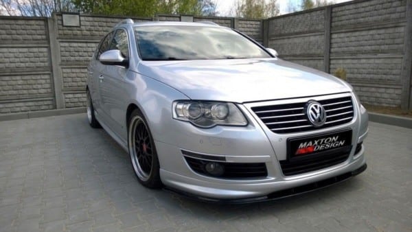 MAXTON DESIGN - Spoiler pod Predný náraznik   VW PASSAT B6 R-LINE , Čierny lesk 
971
