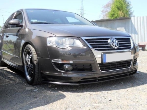 MAXTON DESIGN - Spoiler pod Predný náraznik   VW PASSAT B6 VOTEX , Čierny lesk 
972