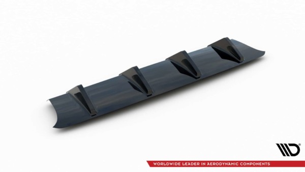 MAXTON DESIGN - Difúzor zadného náraznika  Audi S3 8V FL Hatchback , 
Čierny lesk