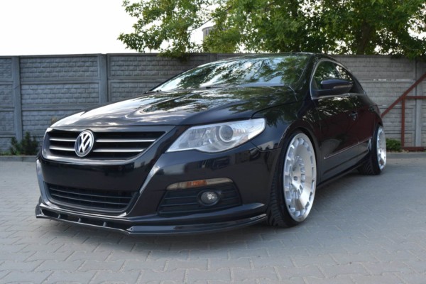 MAXTON DESIGN - Spoiler pod Predný náraznik   V.1 VW PASSAT CC PREFACE MODEL, STANDARD BUMPER , Čierny lesk 974, – Obrázok 4