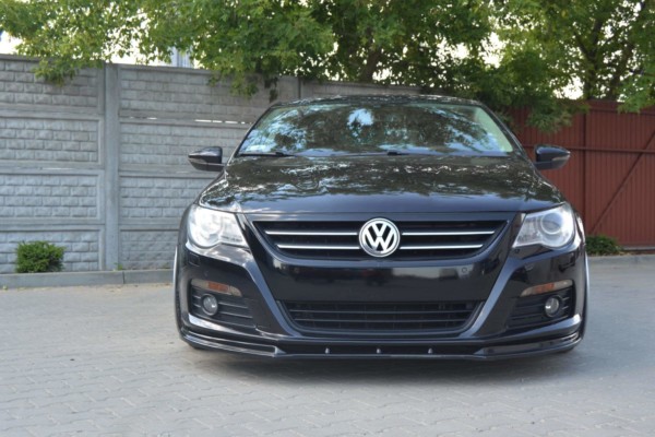 MAXTON DESIGN - Spoiler pod Predný náraznik   V.1 VW PASSAT CC PREFACE MODEL, STANDARD BUMPER , Čierny lesk 974, – Obrázok 3