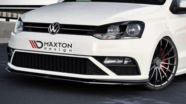 MAXTON DESIGN - Spoiler pod Predný náraznik   v.1 VW POLO MK5 GTI (FACELIFT) , Čierny lesk 
978

, – Obrázok 2